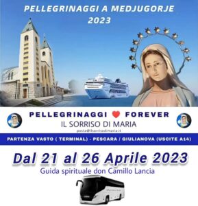 Pellegrinaggio a Medjugorje dal 21-26 aprile 2023