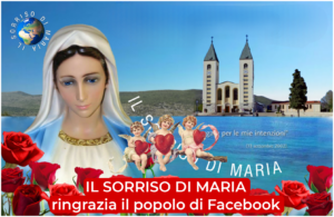 La pagina Facebook IL SORRISO DI MARIA 300.000 Followers 