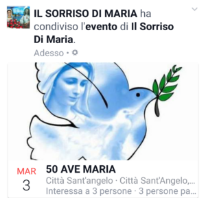 INCONTRO CENACOLO 50 AVE MARIA 3 MARZO 2017