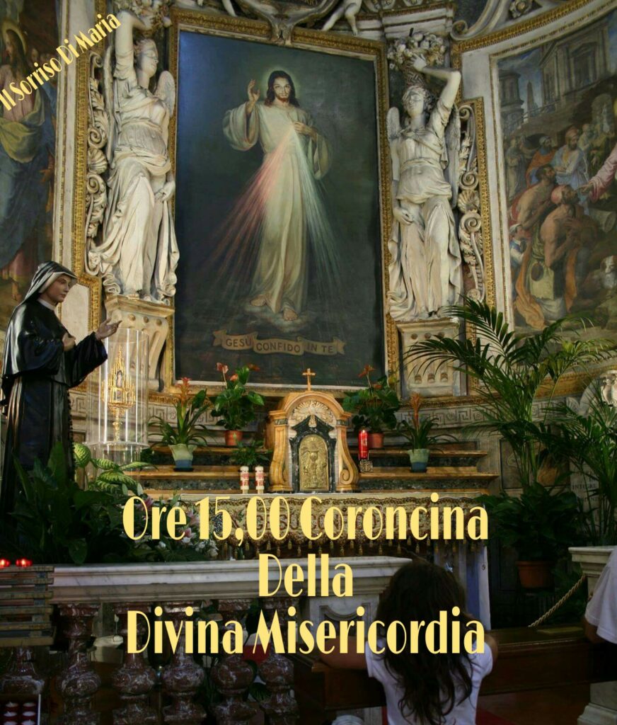 Coroncina Alla Divina Misericordia Di Suor Faustina CORONCINA DELLA DIVINA MISERICORDIA - Il Sorriso di Maria