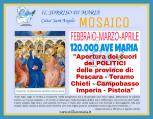 INCONTRO CENACOLO 50 AVE MARIA 3 FEBBRAIO 2018