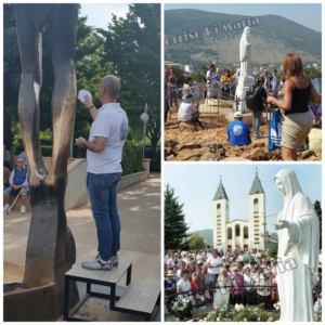 E’ guarita dal tumore grazie al liquido che fuoriesce dal Cristo Risorto di Medjugorje