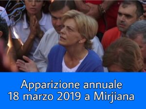 APPARIZIONE ANNUALE 18 MARZO 2019 A MIRJIANA