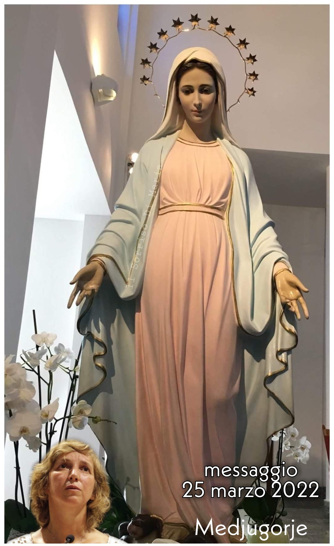Messaggio 25 Marzo 2024 Medjugorje Messaggio di Medjugorje a Marjia del 25 marzo 2022. Il Sorriso Di Maria
