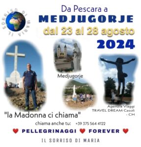 Pellegrinaggio a Medjugorje agosto 2024